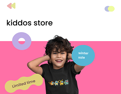 Kiddos store the kids store ecommerce website