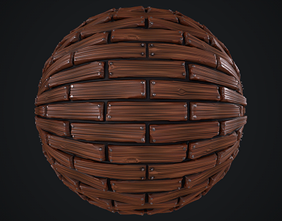 Wooden planks material