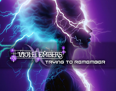 Made a New Album Cover for Our Band Violet Embers