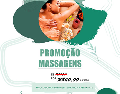 Flyer - Promoção Massagens