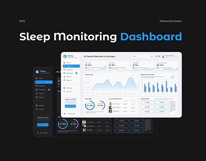 Sleep chart - dashboard