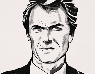 Portrait of Clint Eastwood