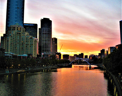 Sunsets in Melbourne