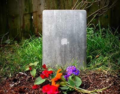 Apple Lovers Grave Stone