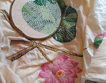 potpourri design development (hand Embroidery)