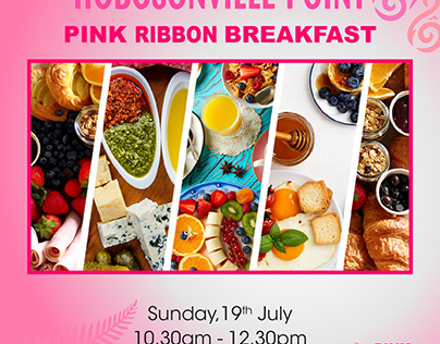 Pink Ribbon Breakfast Facebook ad, Volunteer Work