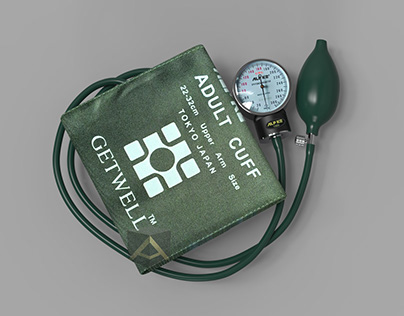 3D work for Getwell's Sphygmomanometer (RFL Group).