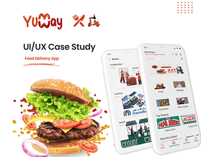YumWay (Food Delivery App Ui/Ux Case Study)