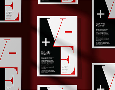 Typography Poster - Positive & Negative Space