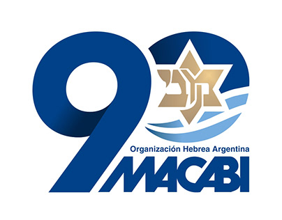Logo 90° Aniversario MACABI