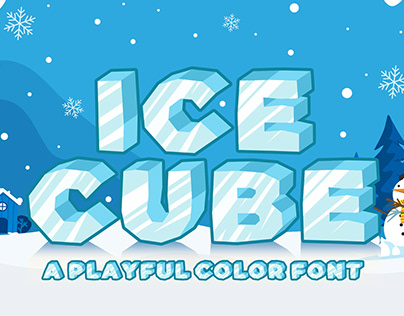 Ice Cube a SVG Color Font