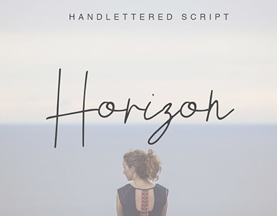 HORIZON - FREE HANDLETTERED SCRIPT