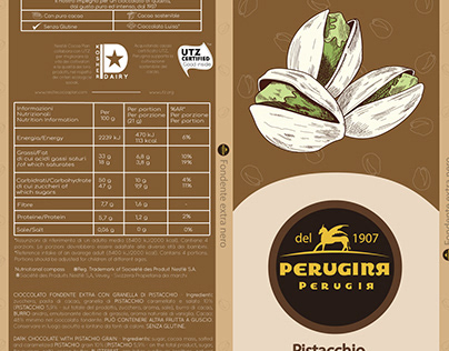 Rediseño de packaging de chocolate Perugina