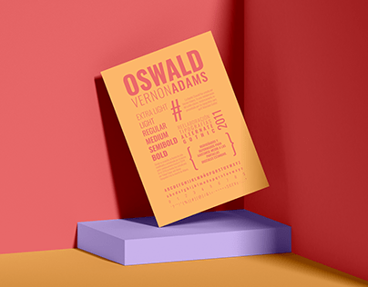 Espécimen Tipográfico | Oswald