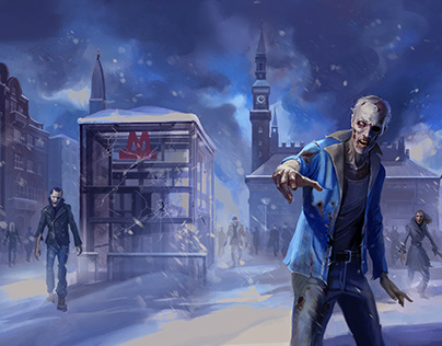 Zombie Apocalypse in Copenhagen Book Cover
