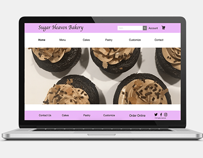 Sugar Heaven Bakery - Prototype Website