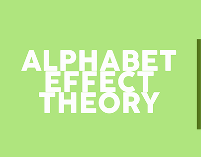 ALPHABET EFFECT THEORY | MOTION GRAPHICS + VOICE TALENT