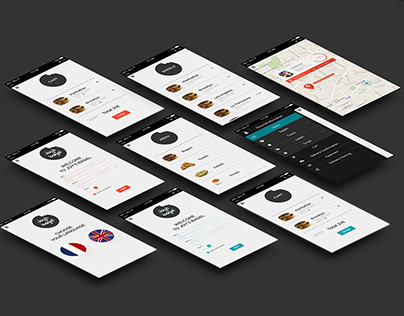 Food Delivery app - UX/UI Design Project