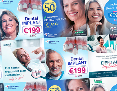 Dental Clinic Social Media Advertising Designs