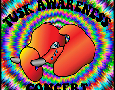 Merchandise for the Tusk Awareness Concert