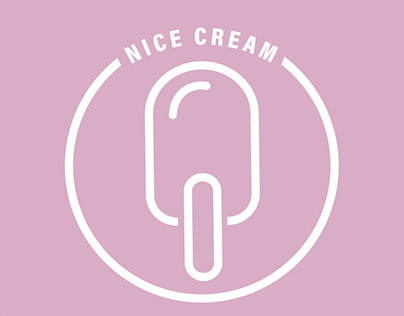 nice cream - ice cream logo