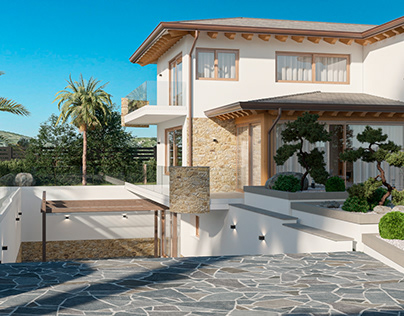 Villa Kenzia - 3D interior - exterior - Capo d'Orlando