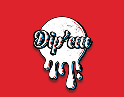 Dip'em Logo Design