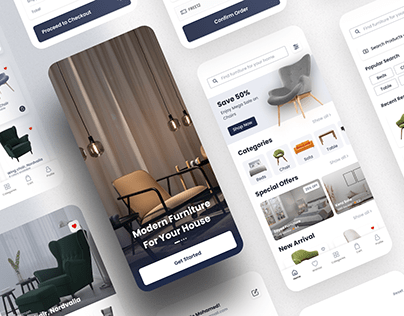 Homy Furniture - UI/UX Design App