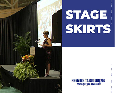 Fire Retardant Stage Skirts