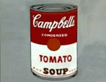 Study of a Andy Warhol's Campbell's Soup
