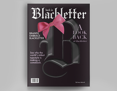 BlackLetter - Fashion Magazine