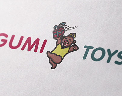 "Gumi Toys' logo and web page