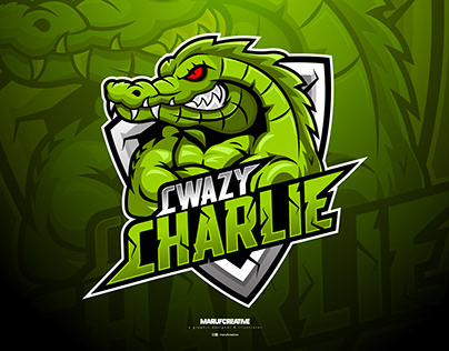 Crazy Crocodile Mascot Logo Design | Crocodile Vector