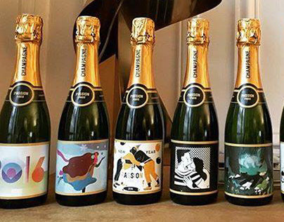 Eric Isselée Champagne bottle for Passion Paris