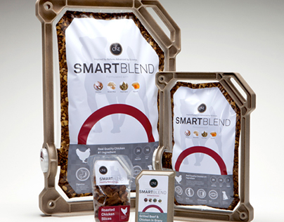 Purina SmartBlend rebrand and packaging design