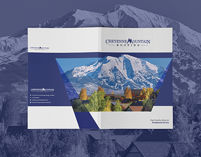 Cheyenne Mountain Roofing presentation folder