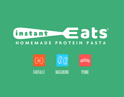 Pasta Brand Packaging Visual Identity (InstantEats™)