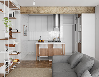 BA Apartment | Interior visualization | 3D RENDER