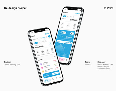 Jenius Banking App - Redesign Project