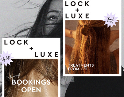 Lock & Luxe | Hair Salon Brand Identity