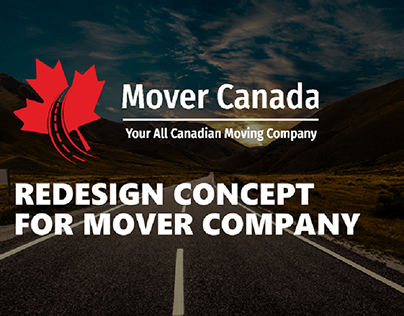 UX/UI Redesign concept for Mover Company
