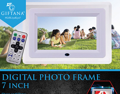 Buy Giftana Branded Digital Photo Frame Online | Multi