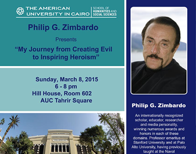 Lecture Series by Philip Zimbardo, Professor Emeritus