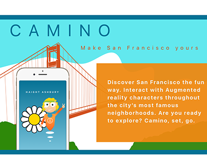 Camino app UX/UI Branding, Art Direction