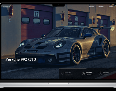 Project thumbnail - Porsche Car showcase concept