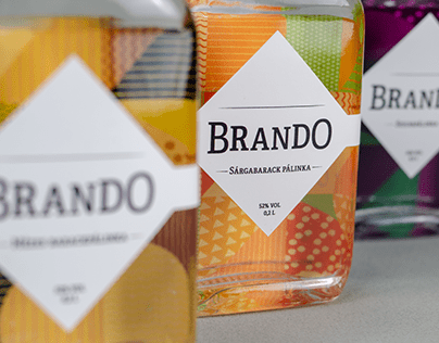 Brando hungarian firewater - pálinka csomagolás