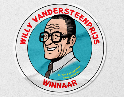 Sticker Willy Vandersteenprijs (Comic Book Award)