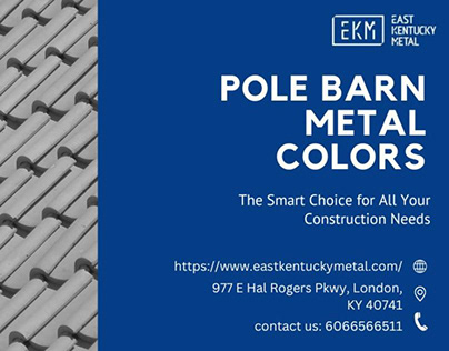 Pole barn metal colors