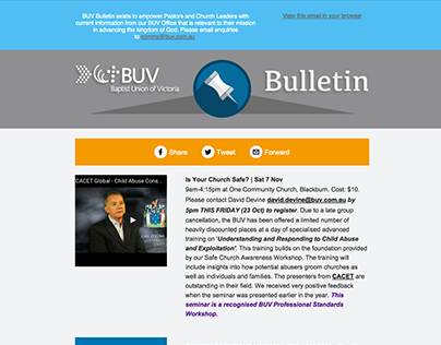 Weekly BUV Bulletin EDM