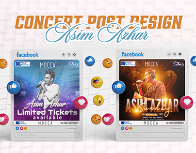 Concert Post Design | Asim Azhar